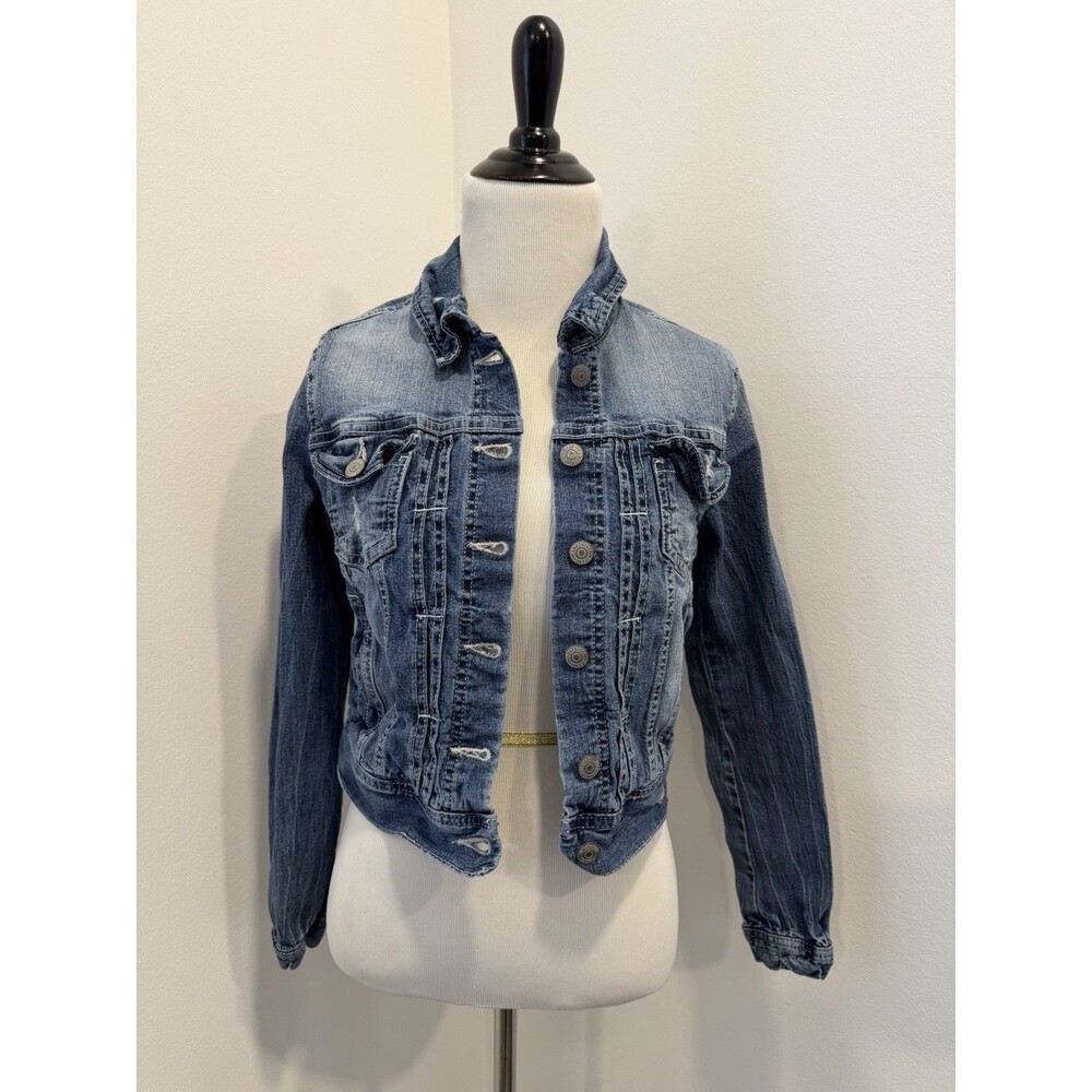 Amethyst Jeans Denim Jacket Size Small Blue‎ Jean Jacket